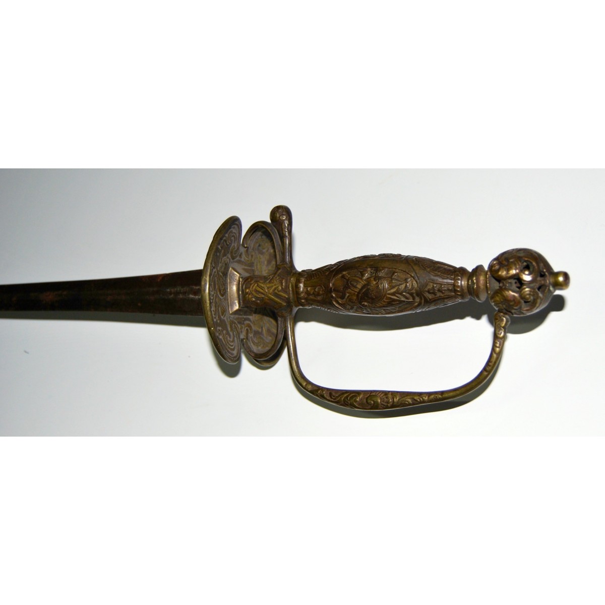 Espada de estoque francesa del siglo XVIII