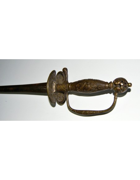 Espada de estoque francesa del siglo XVIII