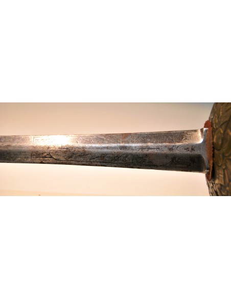 Espada de estoque francesa del siglo XVIII