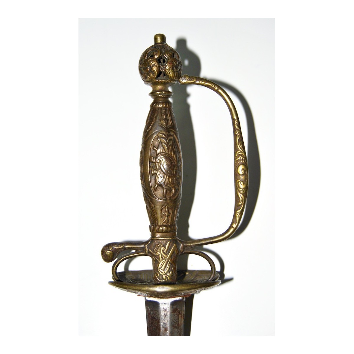 Espada de estoque francesa del siglo XVIII