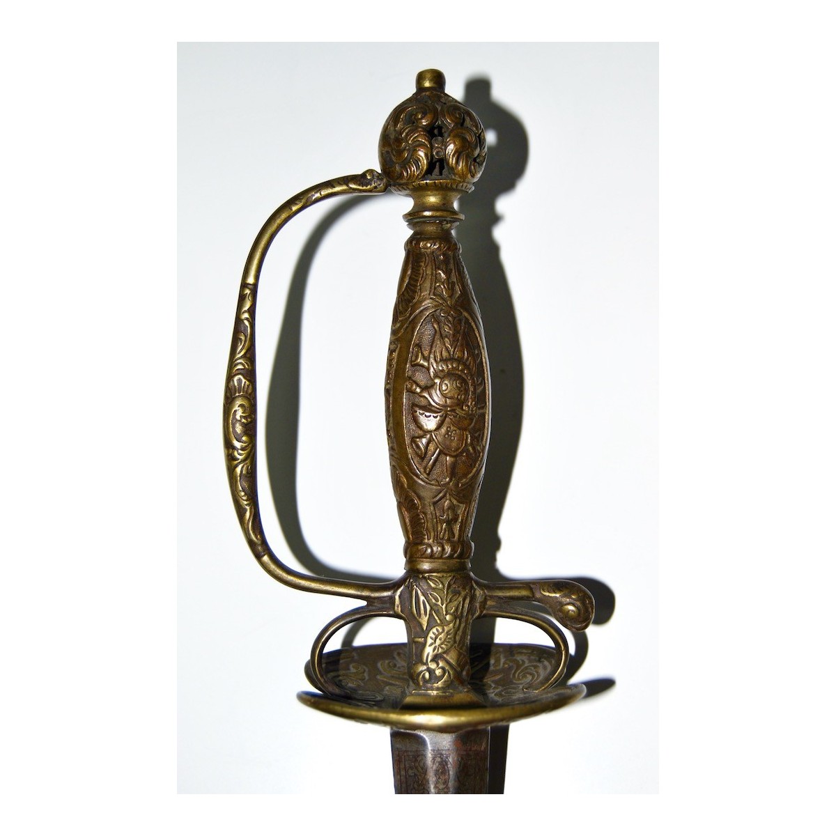 Espada de estoque francesa del siglo XVIII