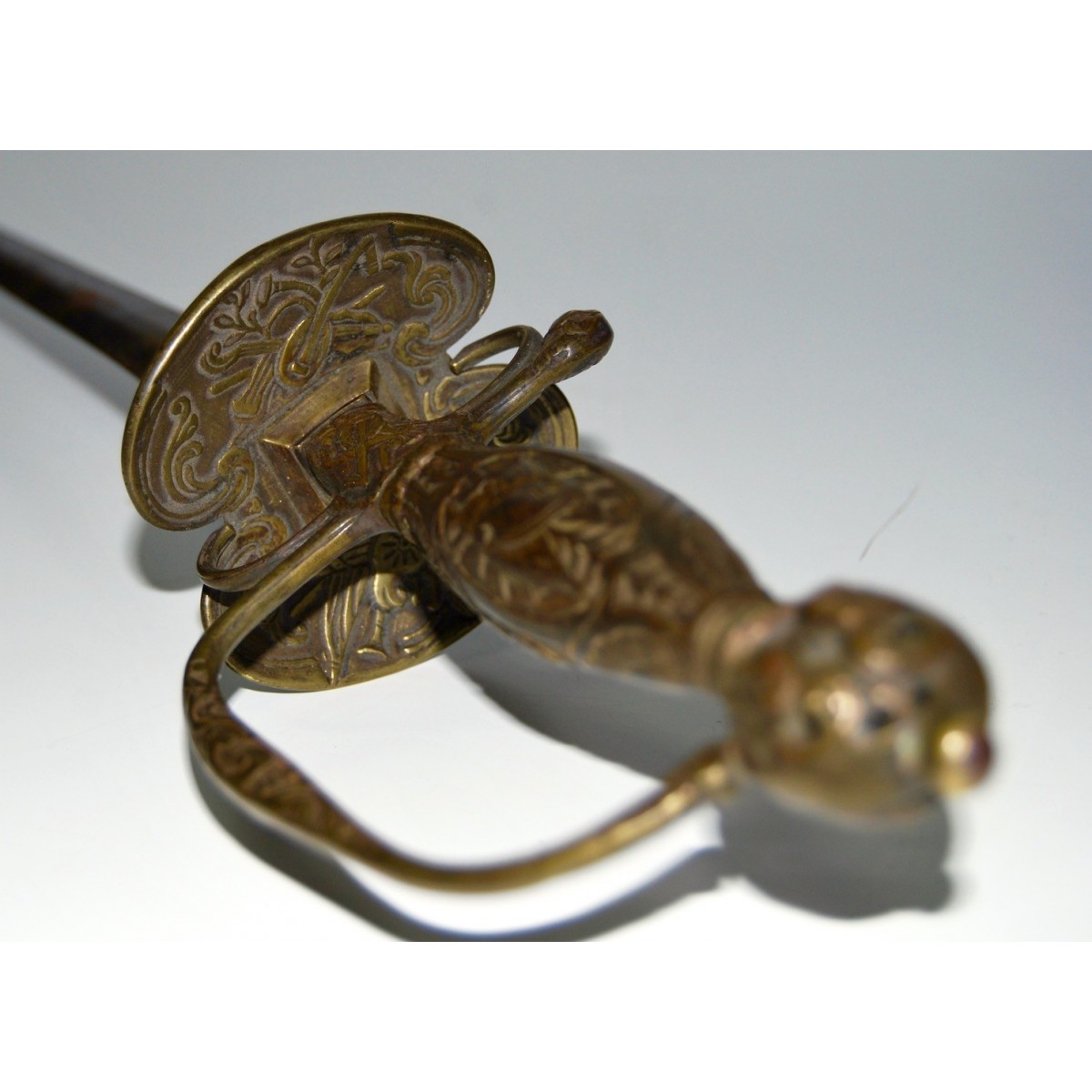 Espada de estoque francesa del siglo XVIII