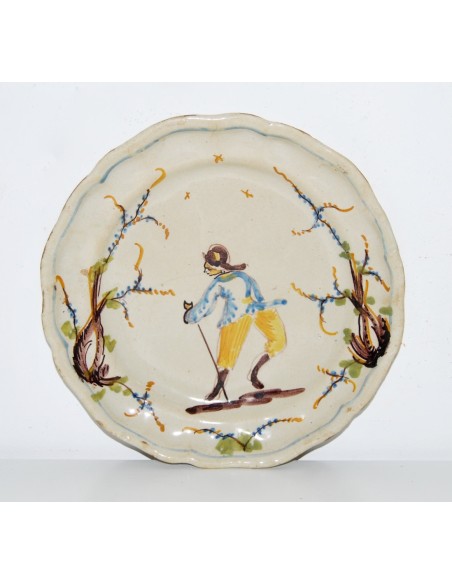 Plato de Savona (Italia), siglo XVIII