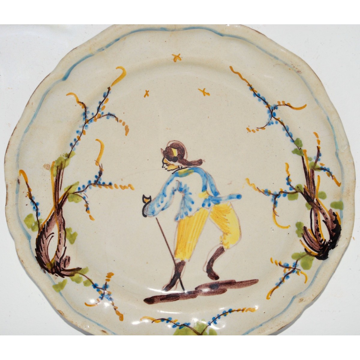 Plato de Savona (Italia), siglo XVIII