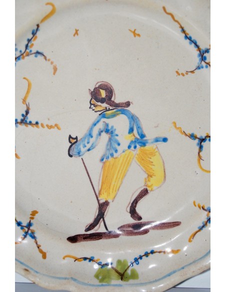 Plato de Savona (Italia), siglo XVIII