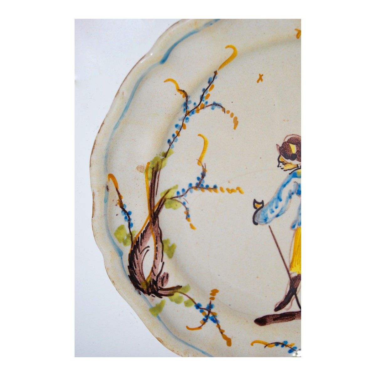 Plato de Savona (Italia), siglo XVIII