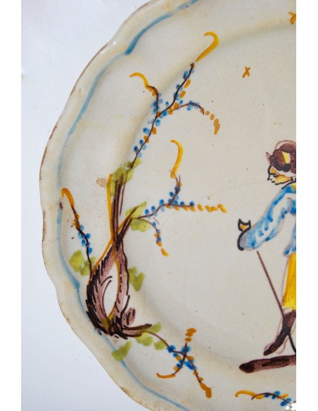 Plato de Savona (Italia), siglo XVIII