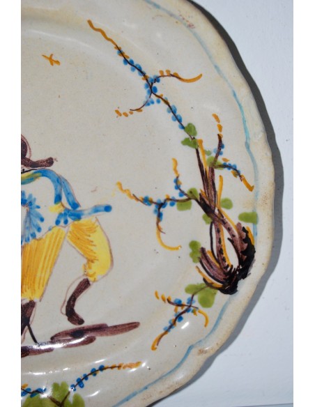 Plato de Savona (Italia), siglo XVIII