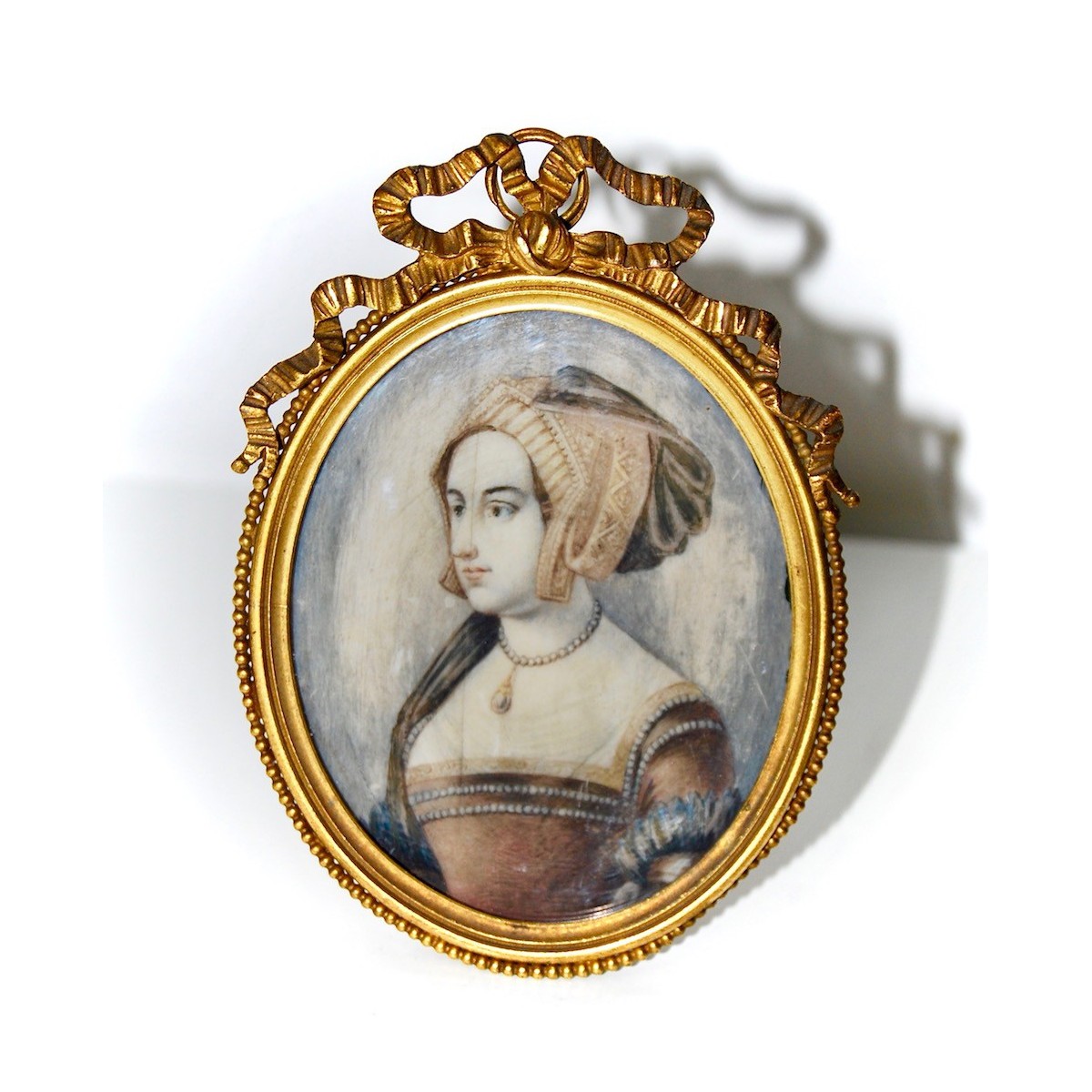 Pareja de miniaturas del siglo XIX