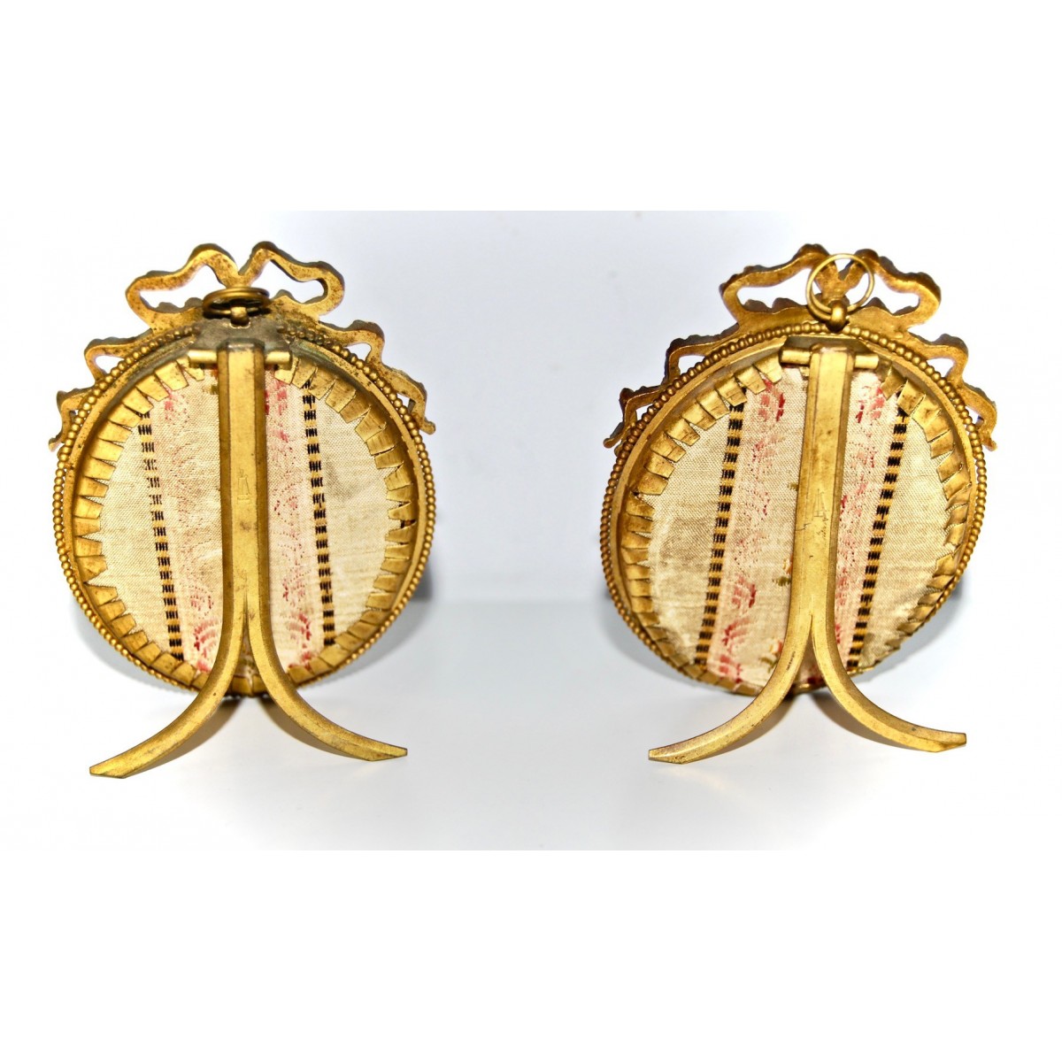 Pareja de miniaturas del siglo XIX