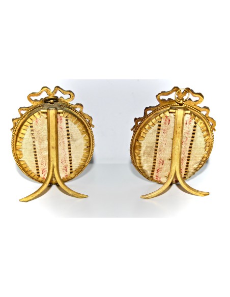 Pareja de miniaturas del siglo XIX