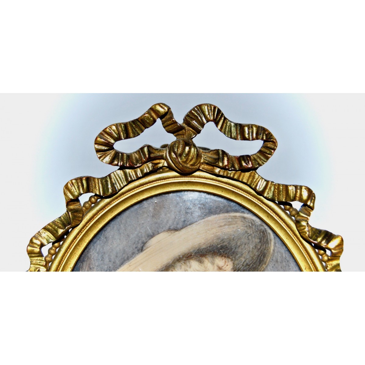 Pareja de miniaturas del siglo XIX