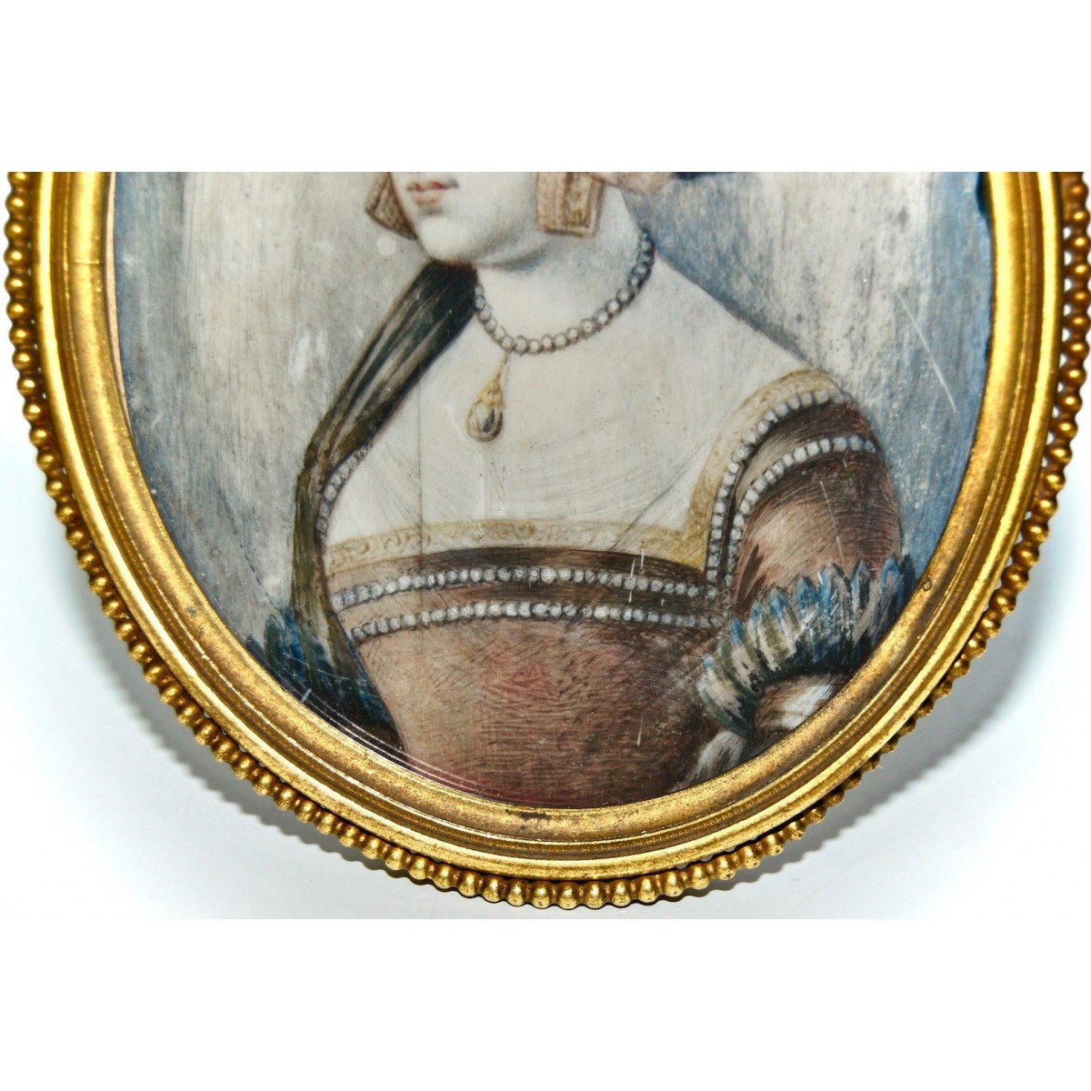 Pareja de miniaturas del siglo XIX