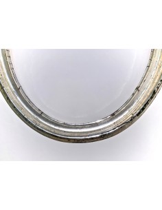 Cornice ovale argentata dell' 800 2