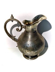 Brocca - caraffa d’argento dell'800 2