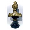 Bronce del siglo XIX, busto de emperatriz