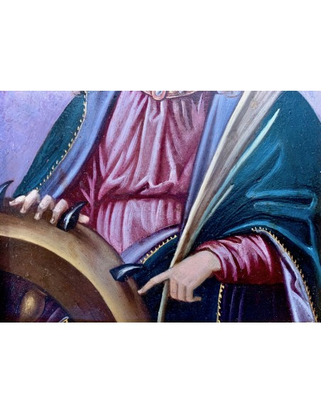 Pintura sobre cobre del siglo XVIII