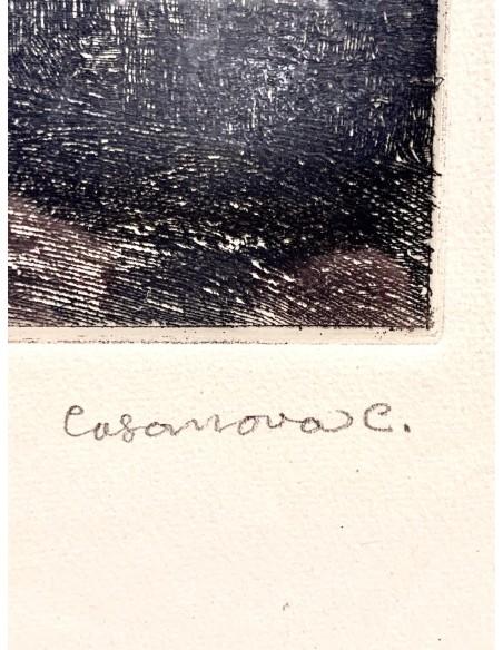 Aguafuerte de Carlo Casanova