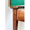 Mesa de juego inglesa de caoba, siglo XIX