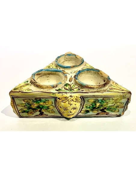 Especiero de cerámica, siglo XVIII, Talavera