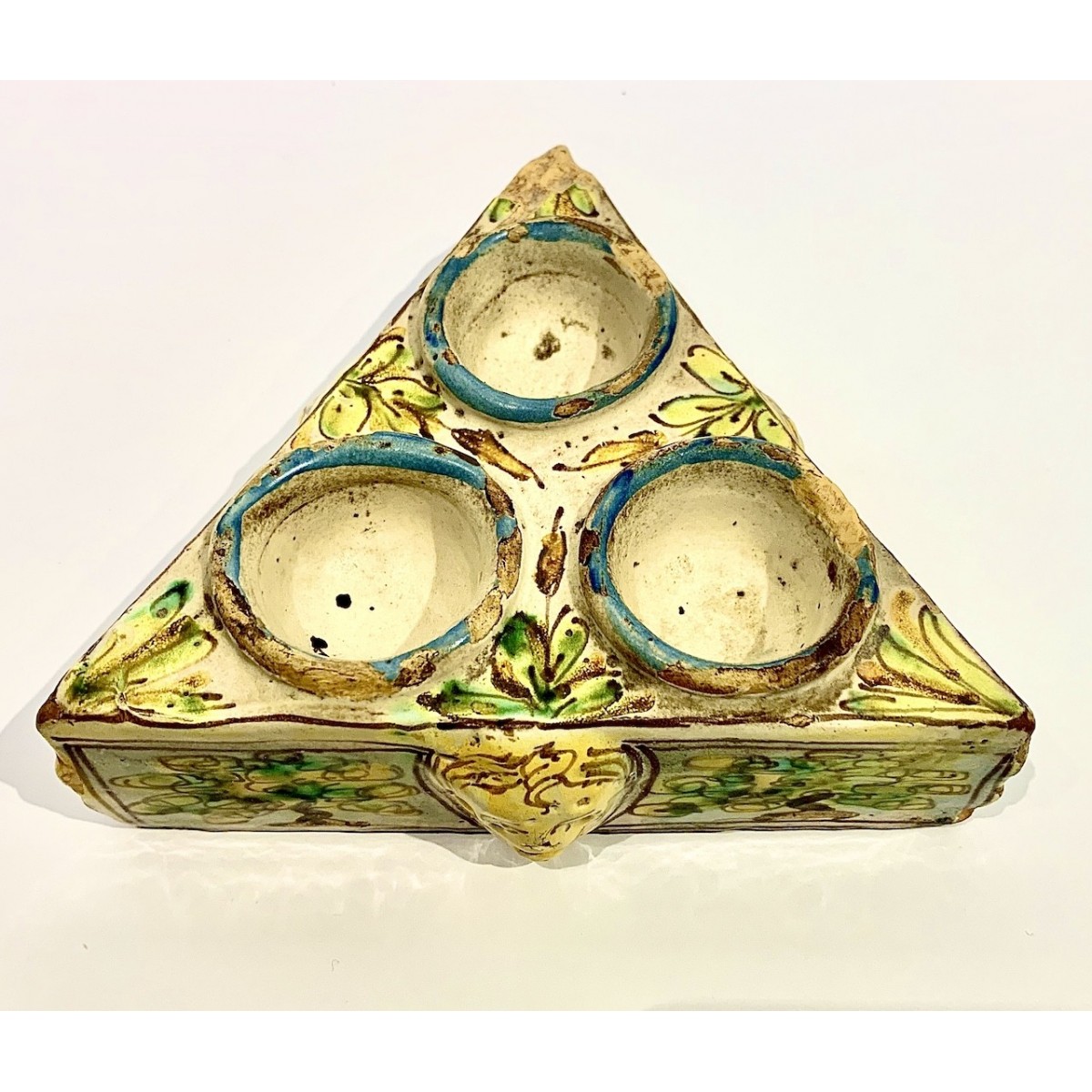 Especiero de cerámica, siglo XVIII, Talavera