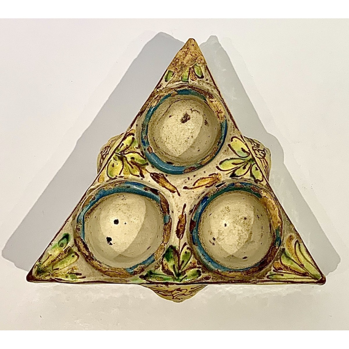 Especiero de cerámica, siglo XVIII, Talavera