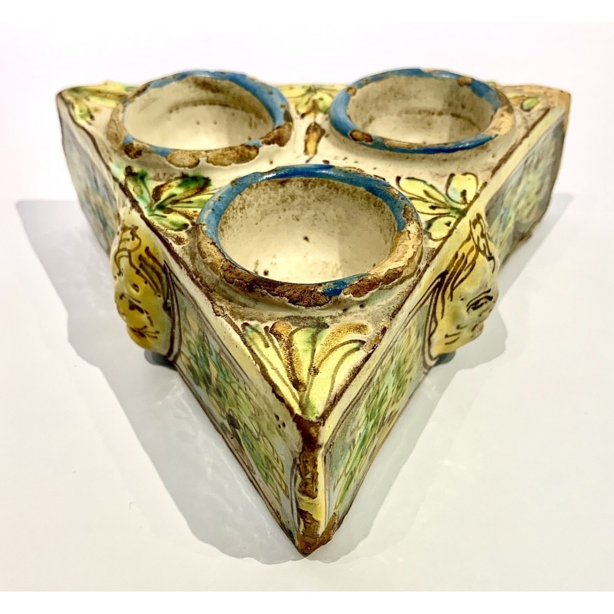 Especiero de cerámica, siglo XVIII, Talavera