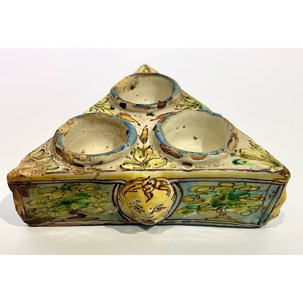 Especiero de cerámica, siglo XVIII, Talavera