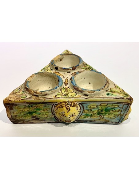 Especiero de cerámica, siglo XVIII, Talavera