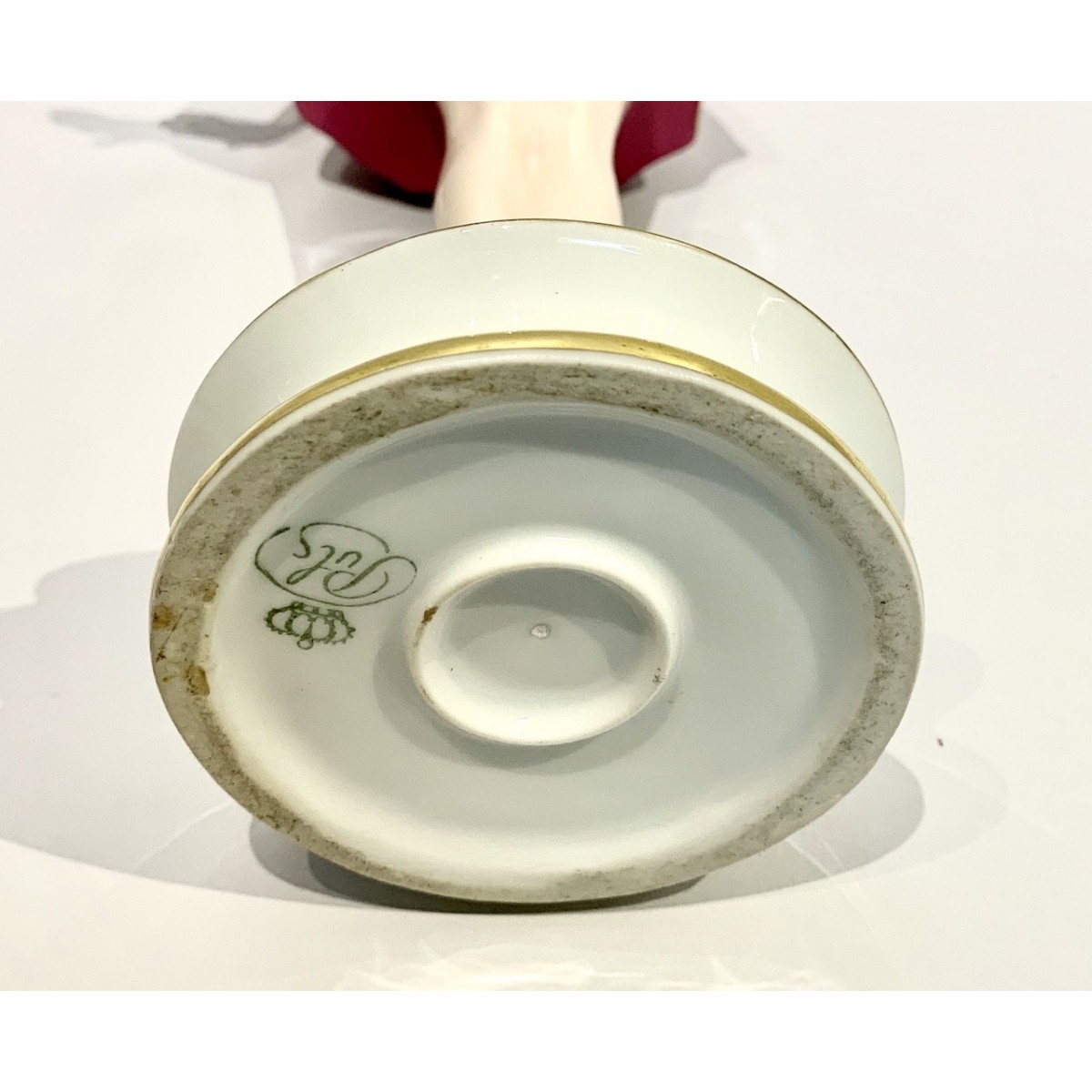 Bailarina de cerámica decó.