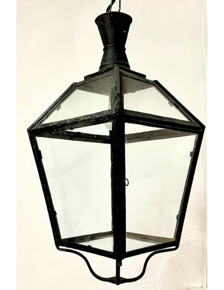 Lampara farol de techo 1920 circa