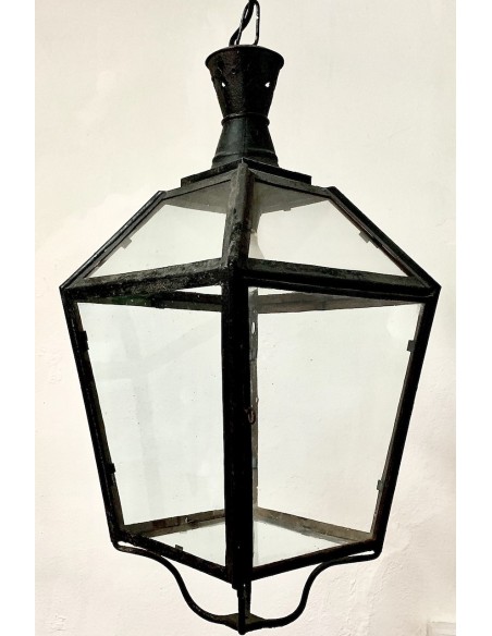 Lampara farol de techo 1920 circa