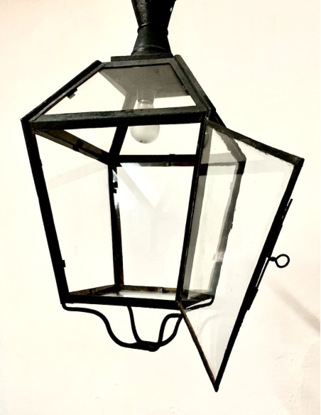 Lampara farol de techo 1920 circa