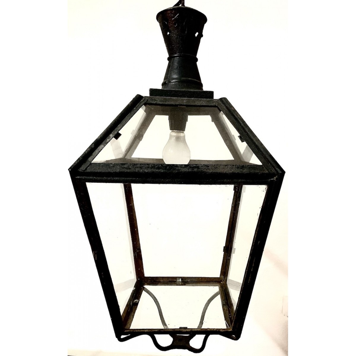 Lampara farol de techo 1920 circa