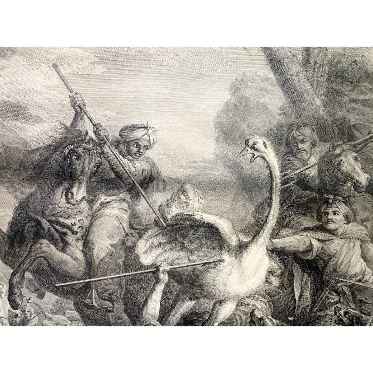 Pareja de grabados del siglo XIX