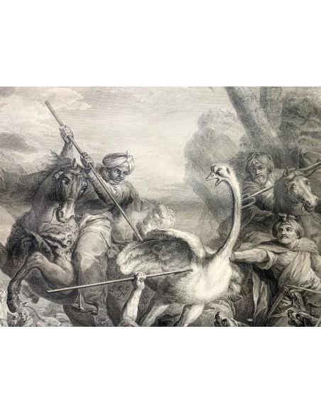 Pareja de grabados del siglo XIX