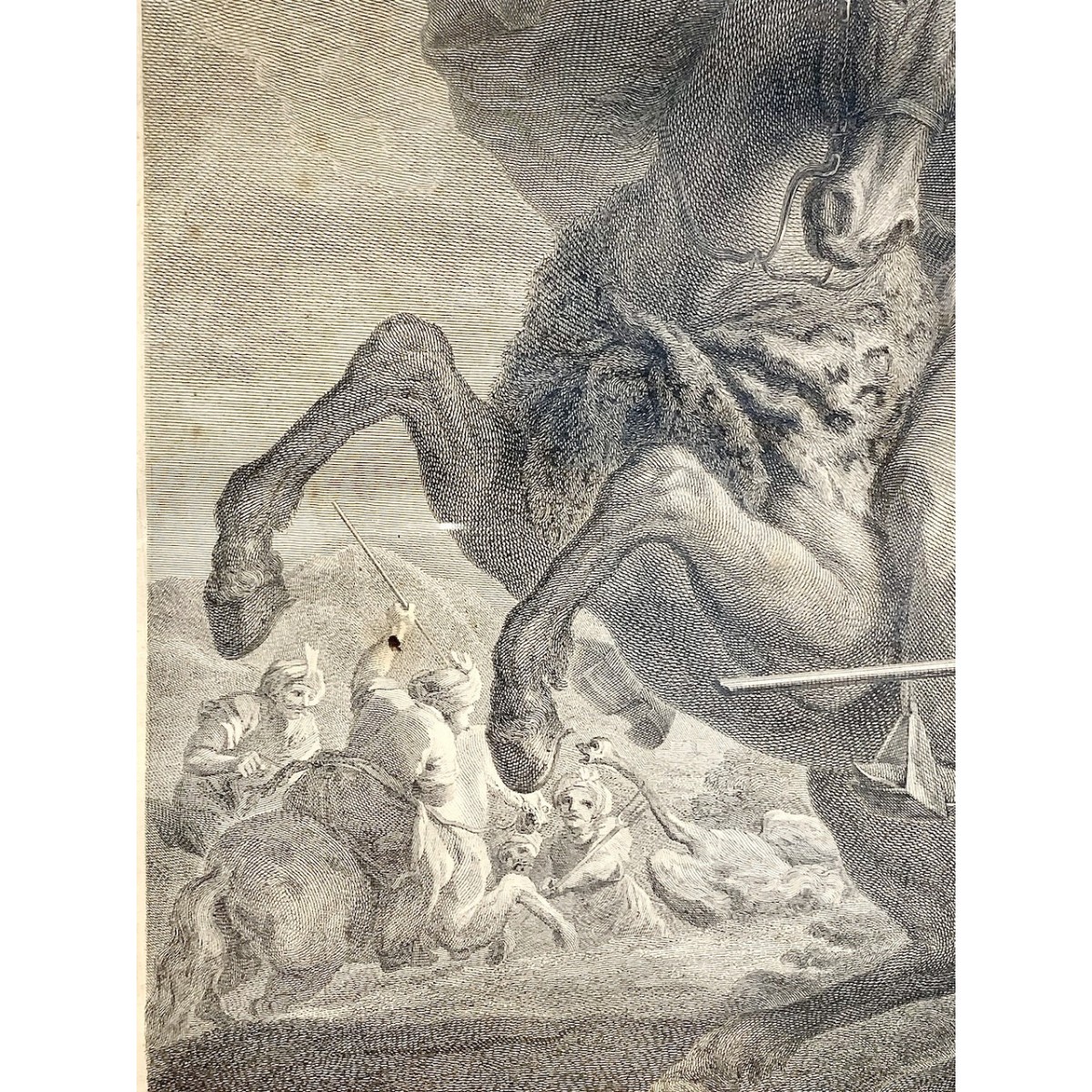 Pareja de grabados del siglo XIX