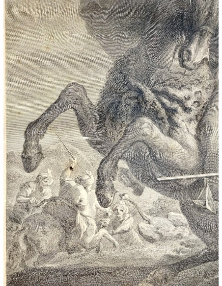 Pareja de grabados del siglo XIX