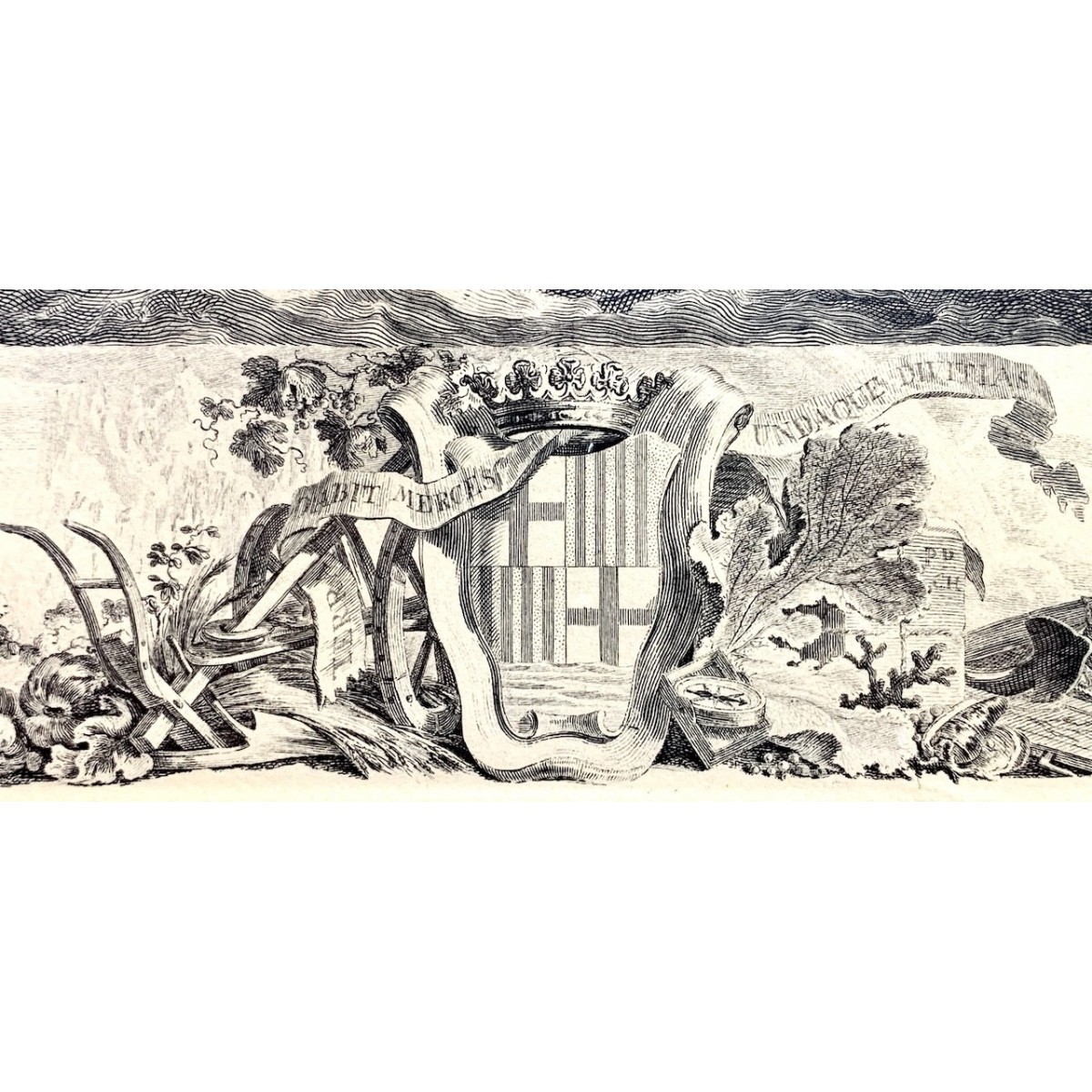 Pareja de grabados del siglo XIX