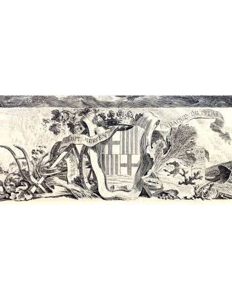 Pareja de grabados del siglo XIX