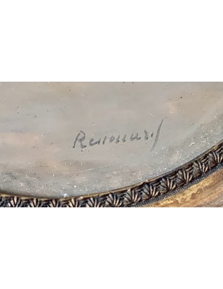 Retrato de mujer, miniatura del siglo XIX.