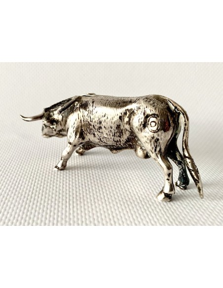 Toro palillero de plata de ley