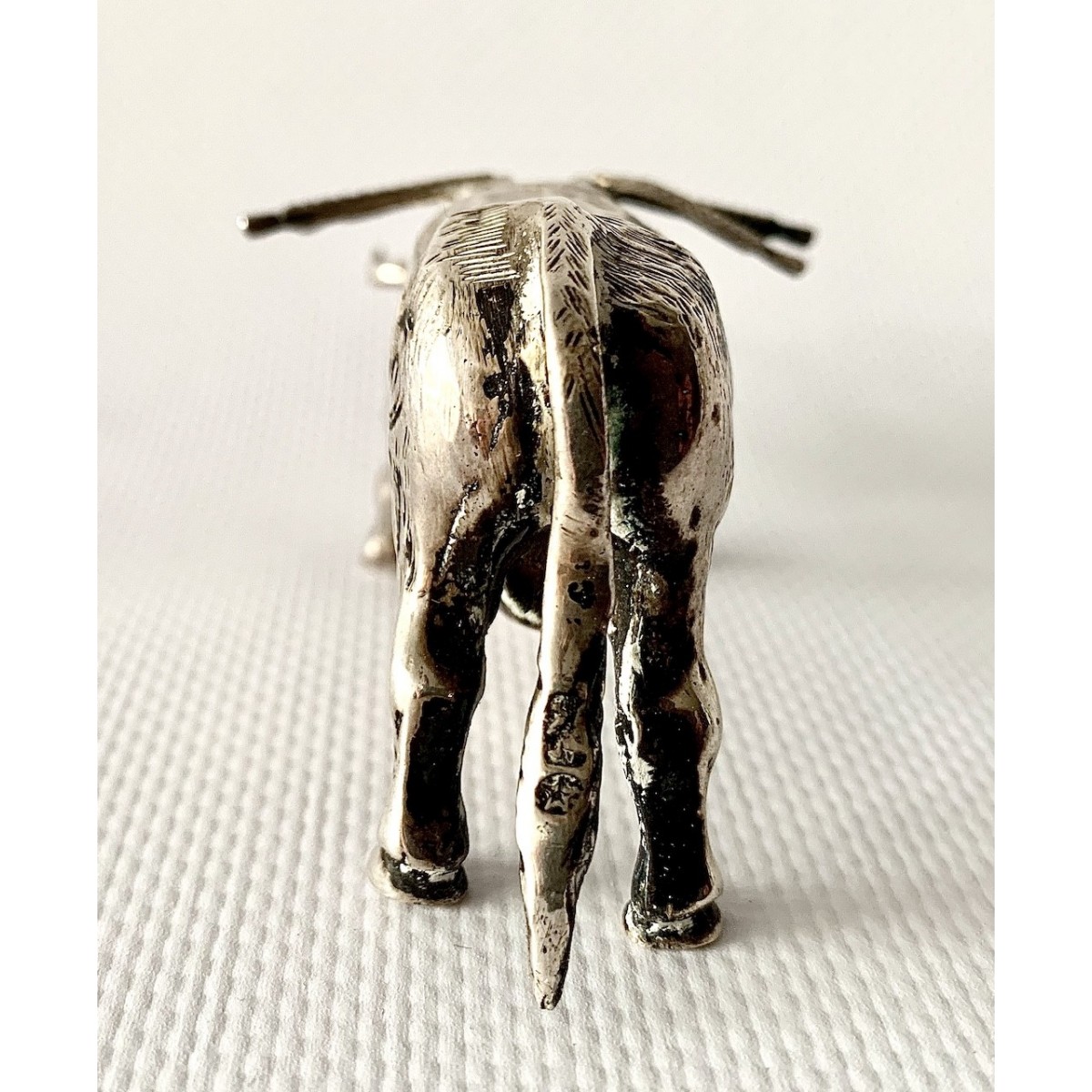 Toro palillero de plata de ley