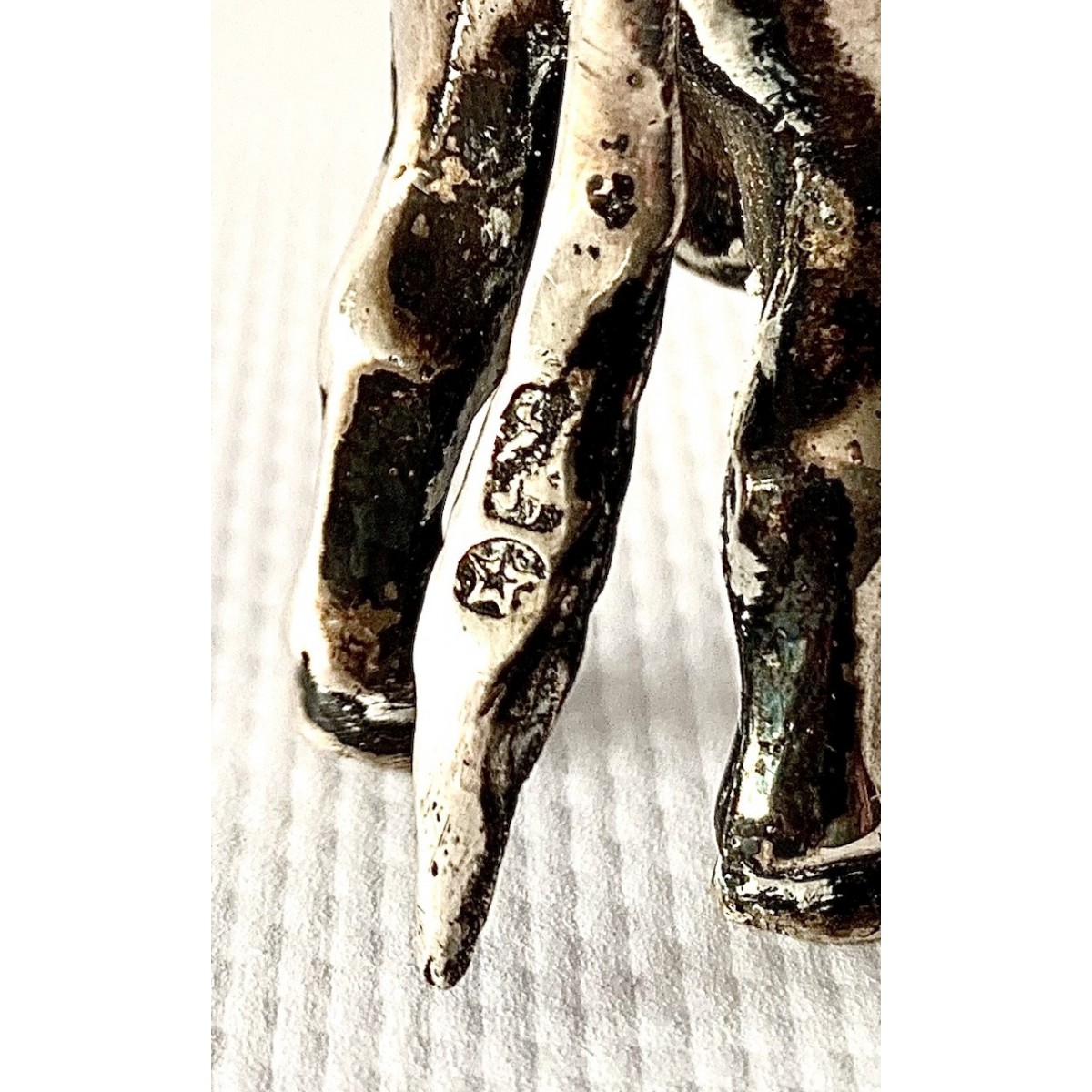 Toro palillero de plata de ley