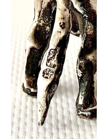 Toro palillero de plata de ley