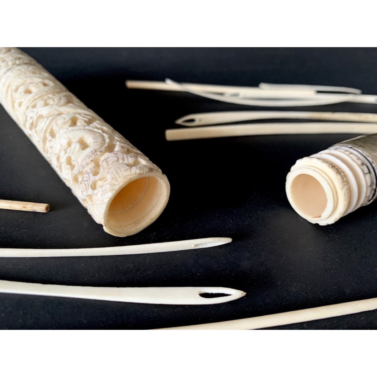 Bastón de paseo con empuñadura en hueso