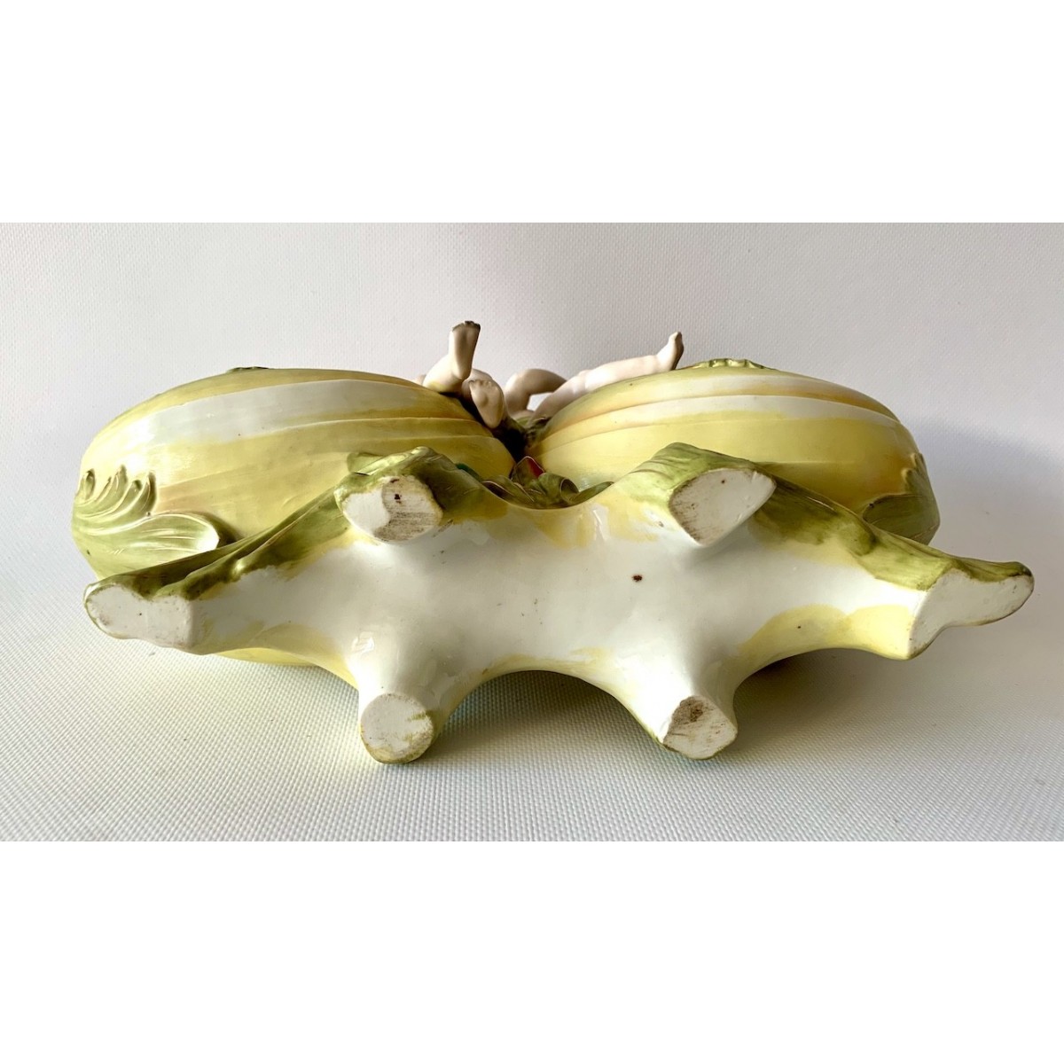 Centro de porcelana de finales del siglo XIX