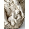 Bajorrelieve de mármol blanco del siglo  XVII, Italia