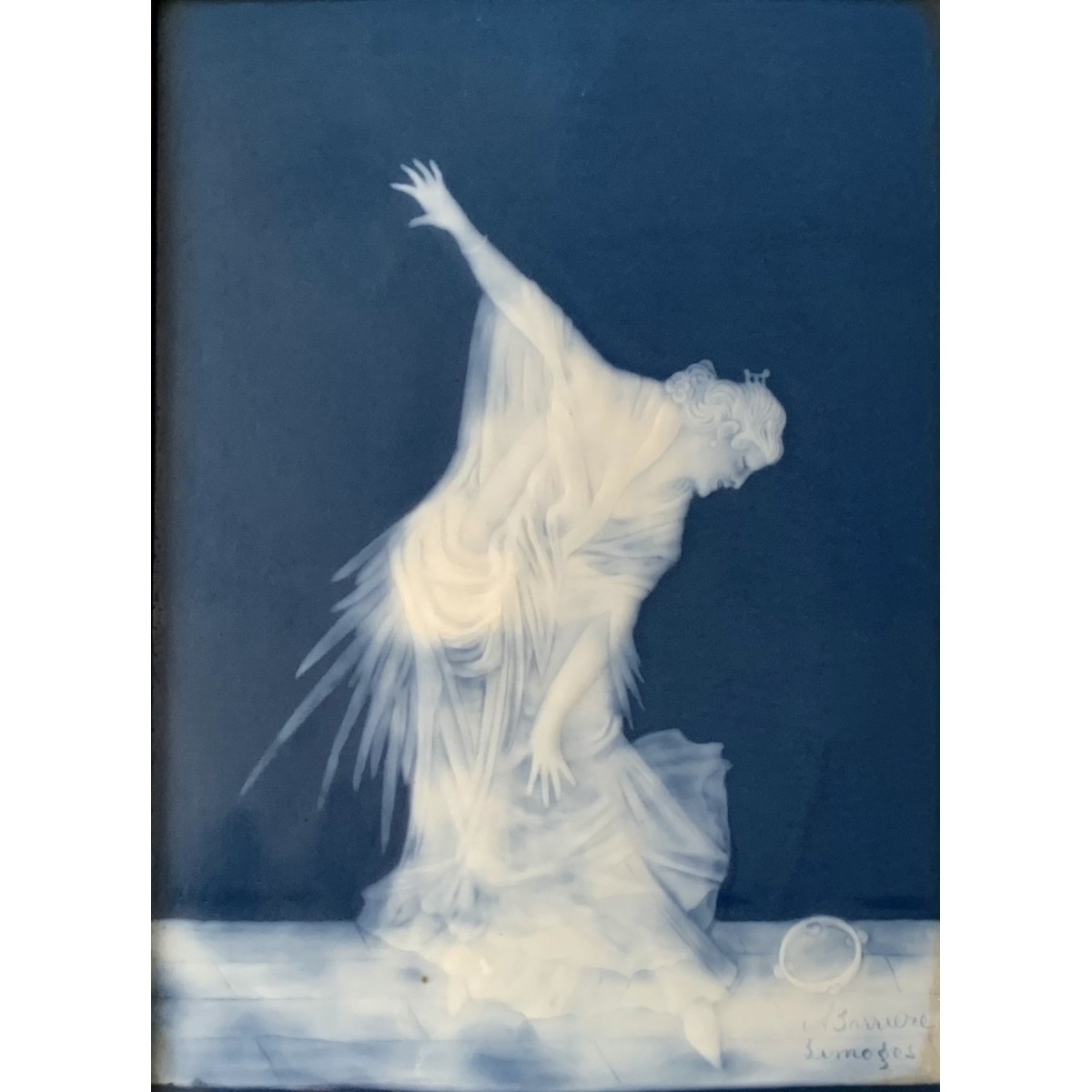 Placa de porcelana de Limoges