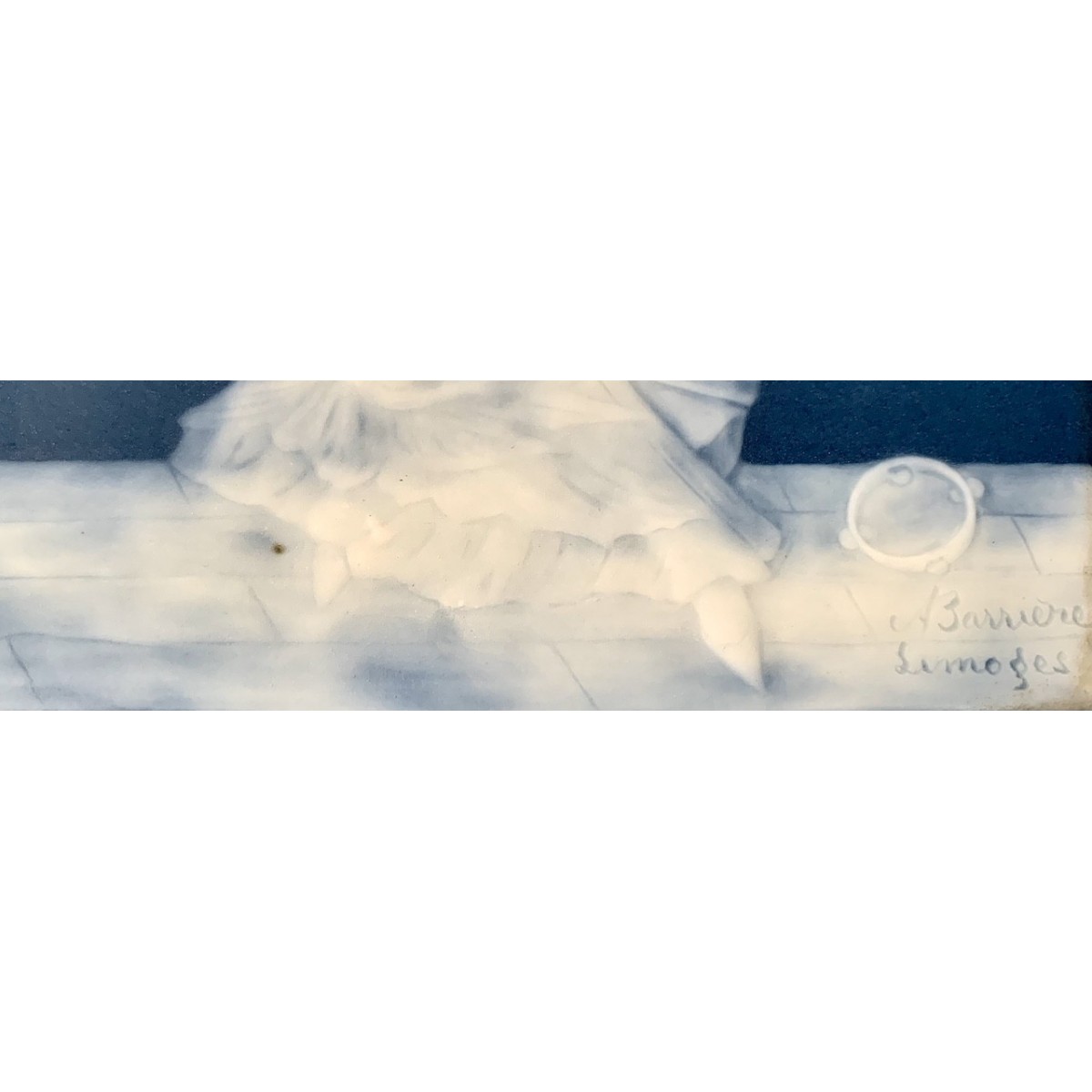 Placa de porcelana de Limoges